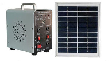 Hohe Leistungsfähigkeit Mini-4W 6V 4AH Portable weg von den Gitter-Solarenergie-Systemen für Haus
