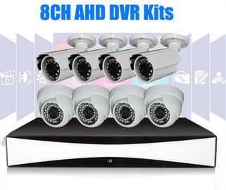 8Channel volle HD CCTV-DVR Ausrüstung 1280 x 720 1 Megapixel-Überwachungskameras