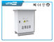 Intelligente 3 teilen unterbrechungsfreie Stromversorgung im Freien 10KVA - 100KVA on-line-UPS mit Niveau der Dichtungs-IP55 in Phasen ein