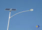 100 Solarstraßenlaternedes Watt-LED mit Grad des Öffnungswinkel-0 - 90/weißem Polen