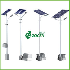 Sonnenkollektor-Straßenlaterne-Solargarten-Lampen 3Ms Pole 5W mit Hartglas-Lampenschirm