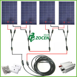 Stehen Sie allein Sonnenkollektor-Montage-Systeme 110V - 240V des Portable-400W Grund