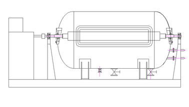 Wechselstrom-Frequenzumsetzungs-riesiger Färbungs-Gewebe Jigger, der Machine1000kg - 3200kg färbt