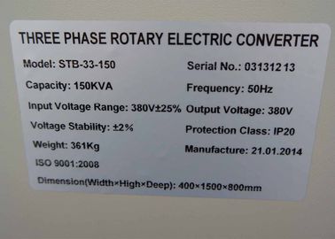 150 KVA 3 Phasen-mechanischer voller Spannungskonstanthalter für System CT-Scanner-/MRI