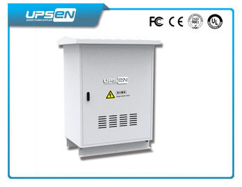 Intelligente 3 teilen unterbrechungsfreie Stromversorgung im Freien 10KVA - 100KVA on-line-UPS mit Niveau der Dichtungs-IP55 in Phasen ein