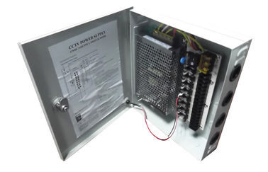 Asphaltieren Sie 12V 20A CCTV-Stromversorgungs-Kasten AC100 - Klasse B 240V 240W