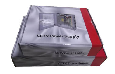 12VDC 300W CCTV-Stromversorgung 50Hz/60Hz für IP-Kameras, EN55011 Klasse B