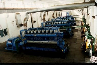 elektrisches Station 60MW Genset-Kraftwerk-Schwerbenzin-ölbefeuerter 3 Phasen-Dieselmotor