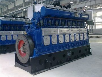 elektrisches Station 60MW Genset-Kraftwerk-Schwerbenzin-ölbefeuerter 3 Phasen-Dieselmotor