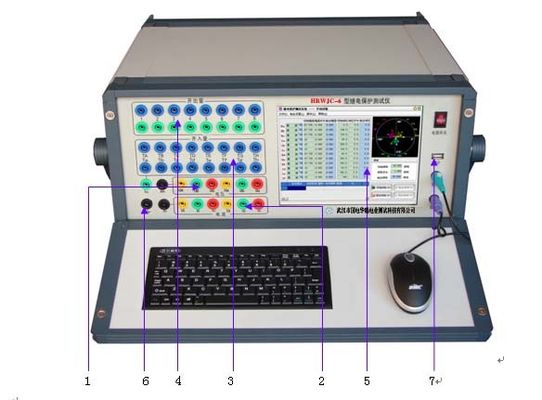 (6-phase der Spannung, der Phase 6 des Stroms) Computerrelaisprüfvorrichtung